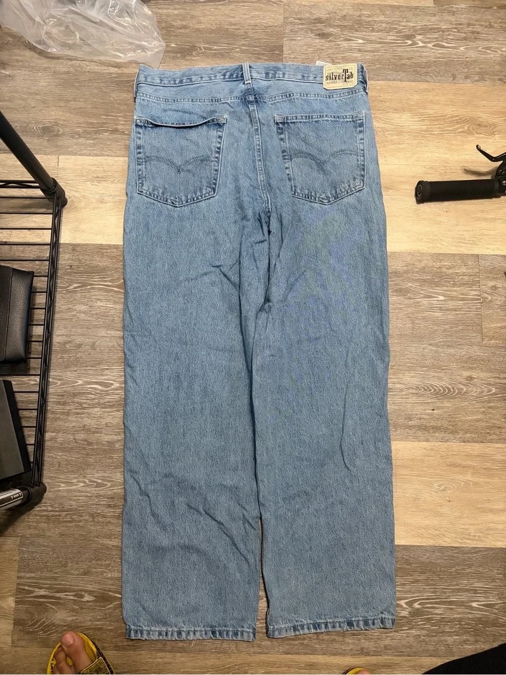 Vintage Levi Light Wash Loose Silver Tab Jeans